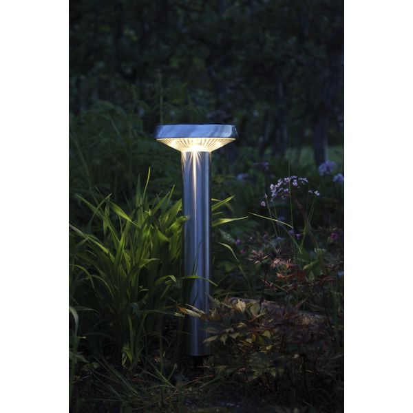 Aurinkokennopuutarhavalaisin Star Trading Sevilla 160x450x160 mm ruostumaton teräs