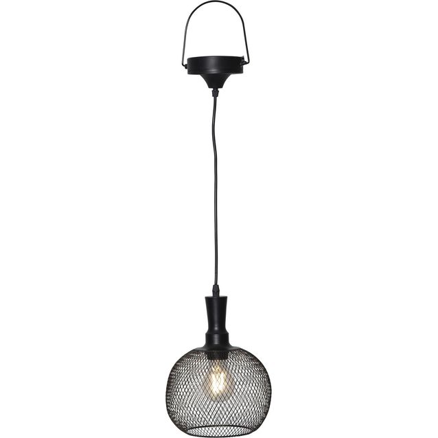 Aurinkokennovalaisin Star Trading Sunlight, Ø190x240mm, musta