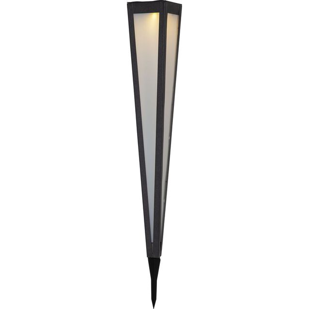 Aurinkokennovalaisin Star Trading Pyramis Ø10cm musta