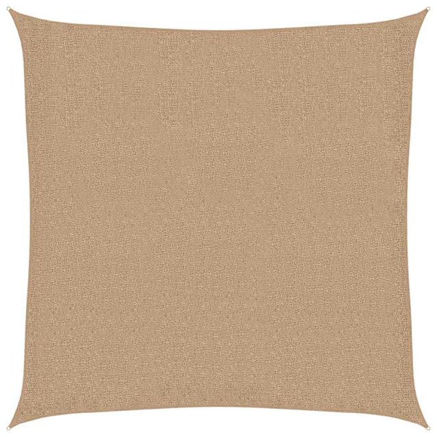 Aurinkopurje 160 g/m² harmaanruskea 4,5x4,5 m HDPE (11387)