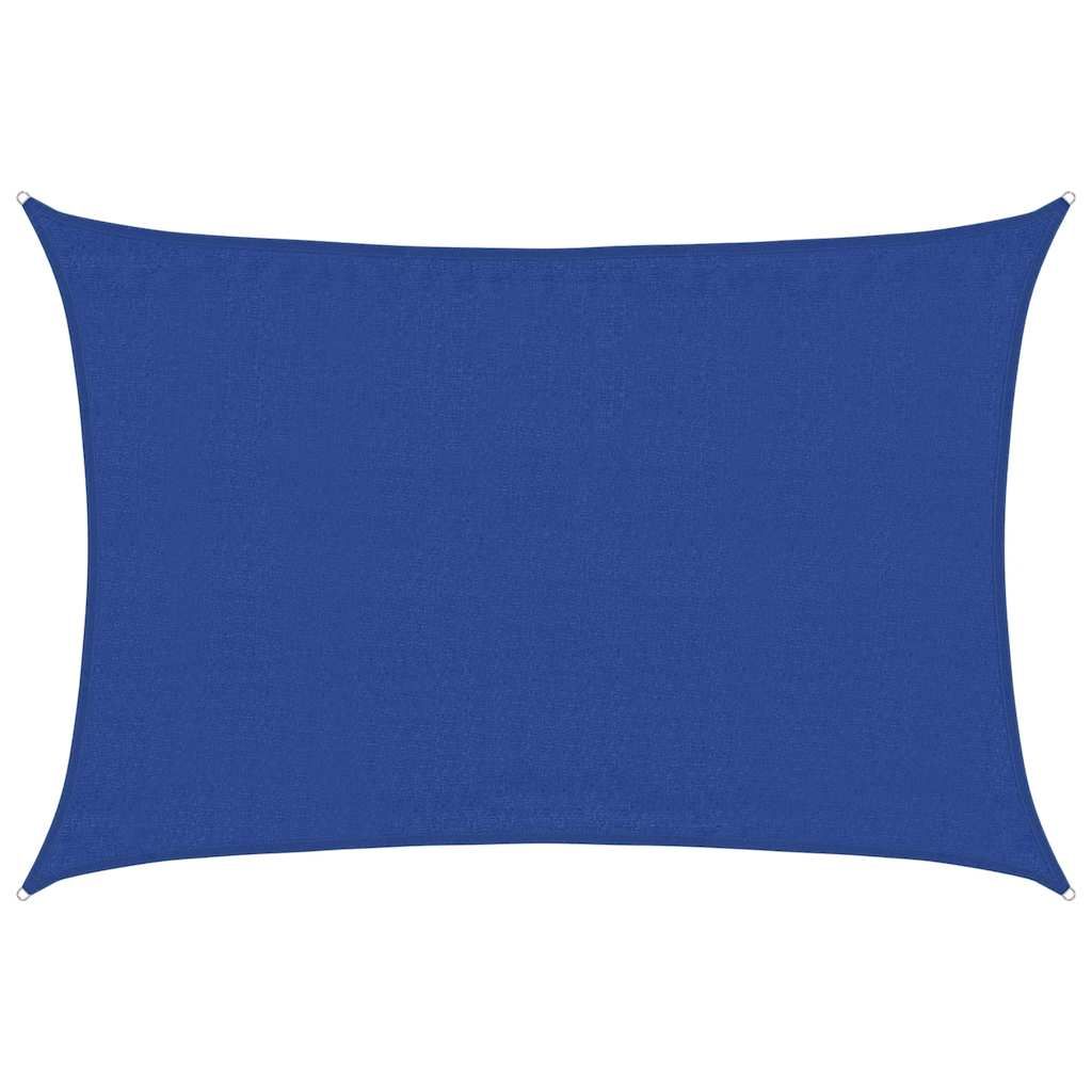 Aurinkopurje 160 g/m² suorakaide sininen 3,5x4,5 m HDPE (11516)
