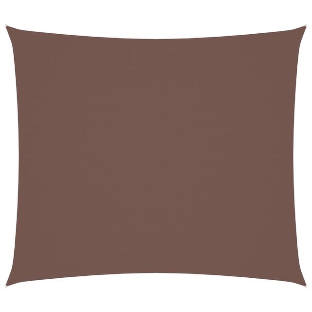 Aurinkopurje Oxford-kangas suorakaide 2,5x3 m ruskea (35810)