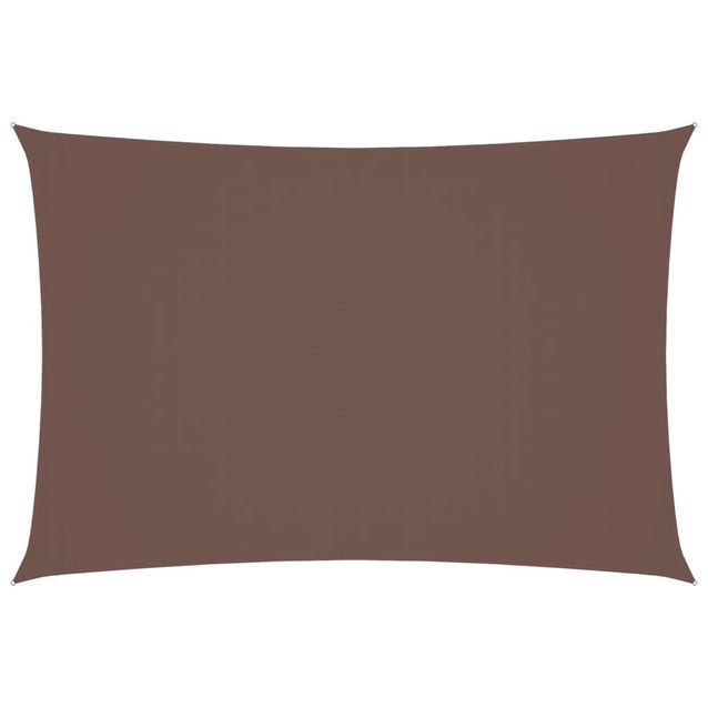 Aurinkopurje Oxford-kangas suorakaide 2,5x4,5 m ruskea (35813)