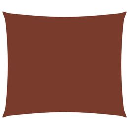 Aurinkopurje Oxford kangas suorakaide 2,5x4,5 m terrakotta 