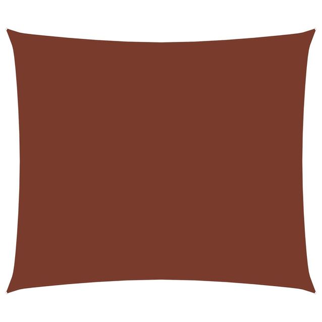 Aurinkopurje Oxford kangas suorakaide 2,5x4,5 m terrakotta 