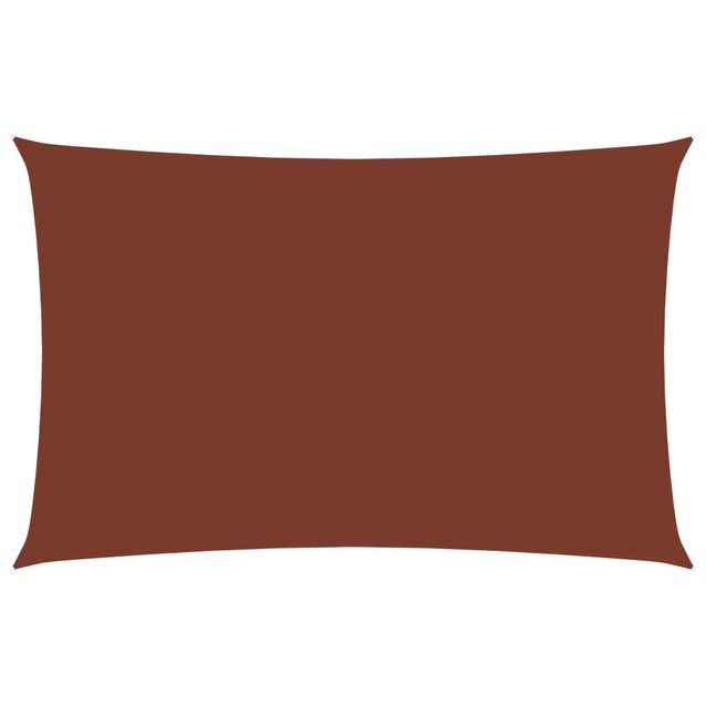Aurinkopurje Oxford kangas suorakaide 2,5x5 m terrakotta