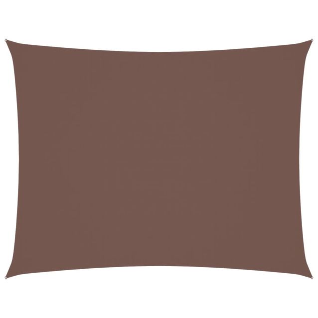Aurinkopurje Oxford-kangas suorakaide 2x3,5 m ruskea (35806)