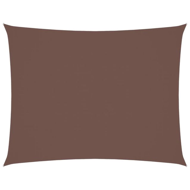 Aurinkopurje Oxford-kangas suorakaide 4x5 m ruskea (35821)