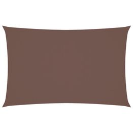 Aurinkopurje Oxford-kangas suorakaide 4x7 m ruskea (35823)