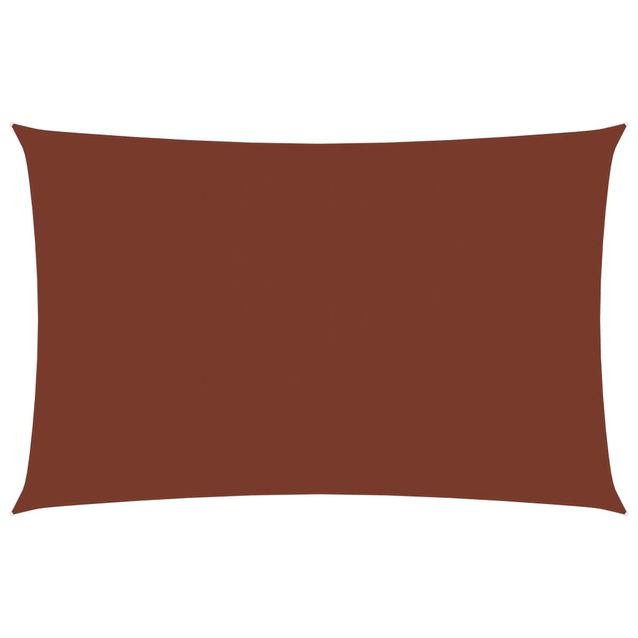 Aurinkopurje Oxford kangas suorakaide 5x8 m terrakotta