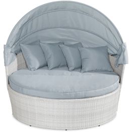 Aurinkosänky Florens valkoinen