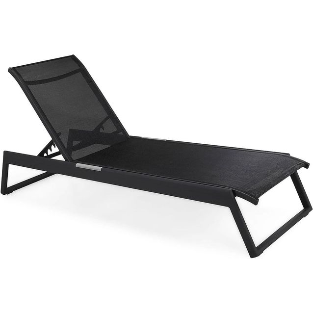 Aurinkosänky Monaco musta