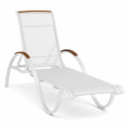 Aurinkotuoli Nydala valkoinen