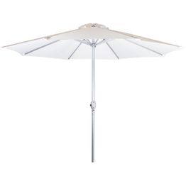 Aurinkovarjo Home4you Bahama, Ø270cm, valkoinen