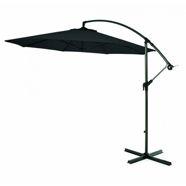 Aurinkovarjo riippuva 300cm musta