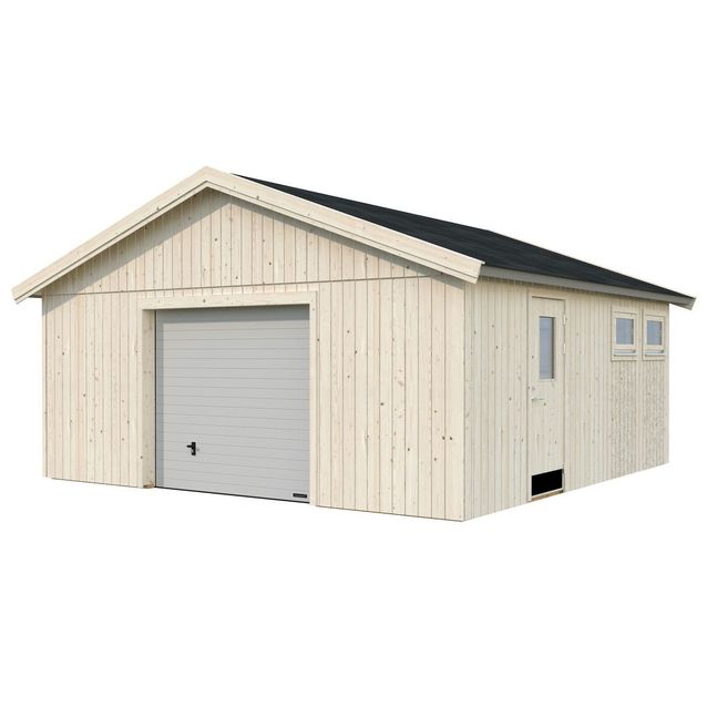 Autotalli Palmako Andre nosto-ovella 28,5 m²