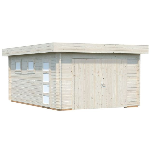 Autotalli Palmako Rasmus, puuovella, 19m² FR44-3857-6