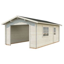 Autotalli Palmako Roger, ilman ovea, 19m² FR44-3857-8