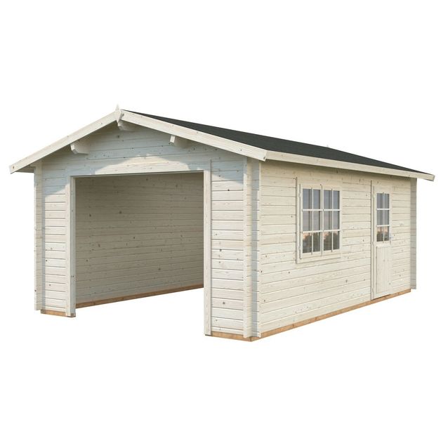 Autotalli Palmako Roger, ilman ovea, 19m² FR44-3857-8