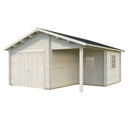 Autotalli Palmako Roger puuovella 21,9+5,2 m²