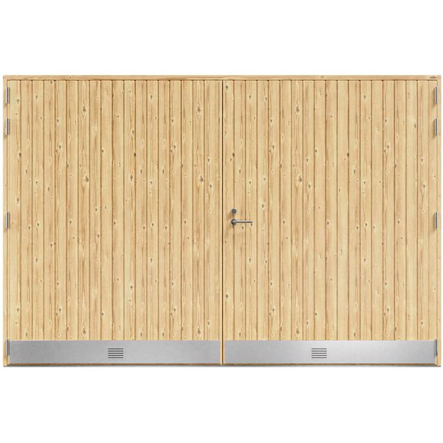 Autotallin ovi Kaskipuu AO4A 25x21 eristetty karmi 94 mm