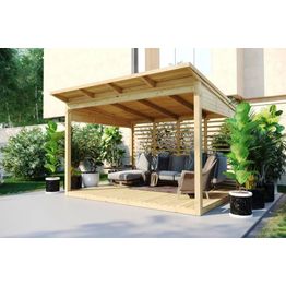 Pihakatos Jalotakka Villa Helmi, 9,7m², puuvalmis