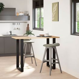 U-muotoiset pöydänjalat, teräs, eri kokoja, värejä ja pakkauskokoja (42495)