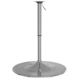 Baaripöydän jalka 45x90 cm kromattu teräs (07196)