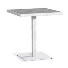 Terassipöytä Bahamas 70x70 cm valkoinen/harmaa