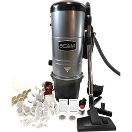 Järjestelmäpaketti Beam E 360, sis. keskusyksikkö, siivousvälinesarja, imurasian asennussarja, 18m putkea