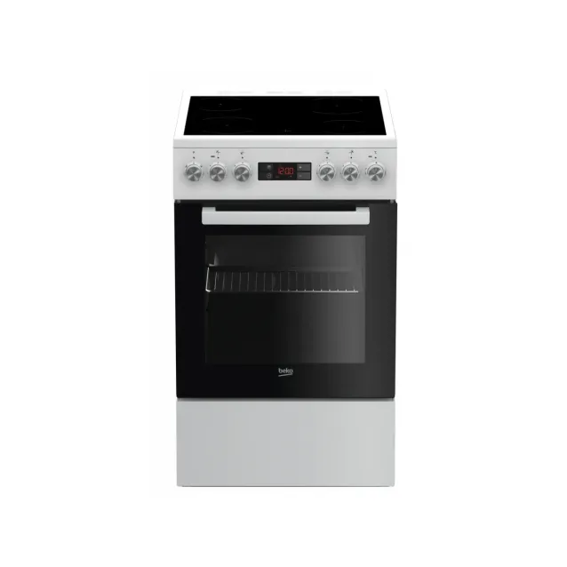 Keraaminen liesi Beko FSM57300GW, 50cm, valkoinen