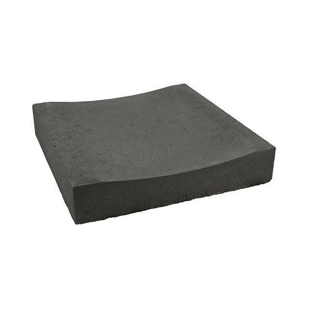 Betonikourulaatta Rudus 418x420x80 mm sileä musta