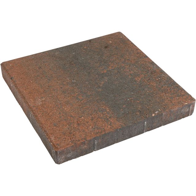 Betonilaatta 300x300x50 mm sileä punamusta