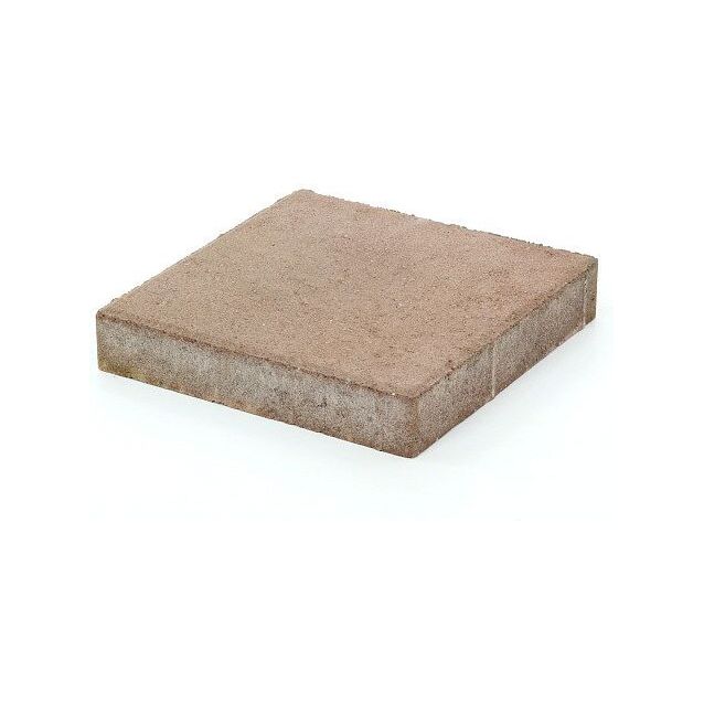 Betonilaatta Rudus 298x298x50 mm sileä hiekanruskea