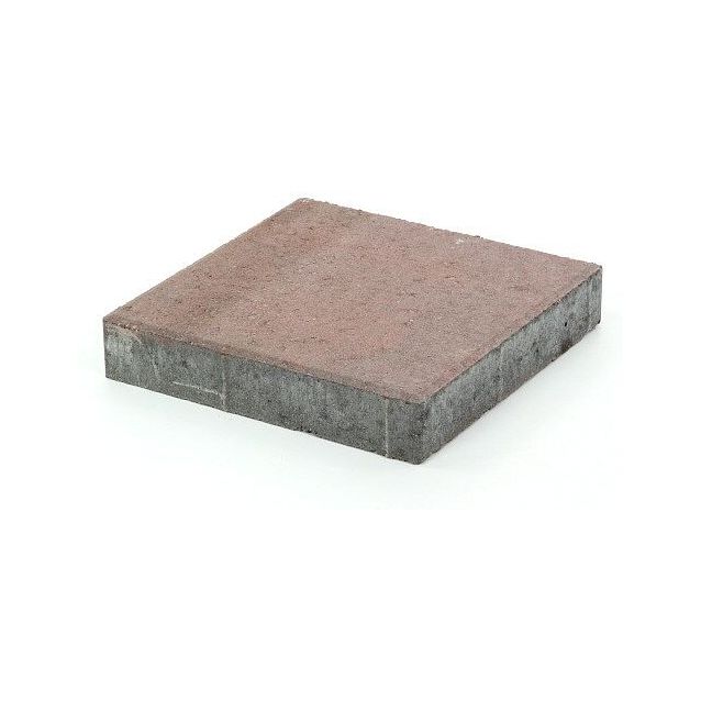 Betonilaatta Rudus 298x298x50 mm sileä punamusta