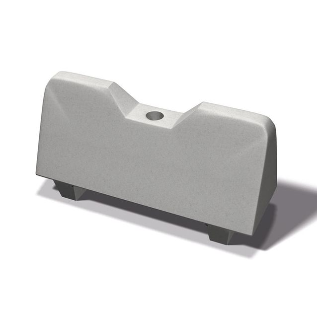 Betoniporsas Benders reiällä 1070x450x530 mm harmaa