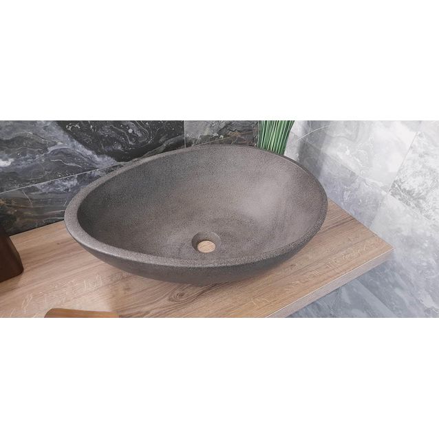 Malja-allas Interia Punc 530x390x170 mm musta