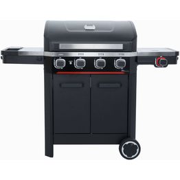 Kaasugrilli Halmo Atlas 4+1, 4 poltinta, sivupoltin, musta