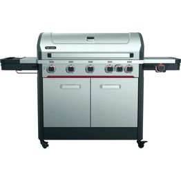 Kaasugrilli Halmo Infinity 5+1, 5 poltinta, sivupoltin, infrapunapoltin, LED-valaistus