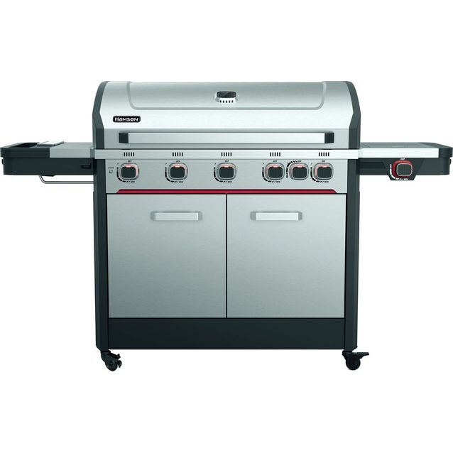 Kaasugrilli Halmo Infinity 5+1, 5 poltinta, sivupoltin, infrapunapoltin, LED-valaistus
