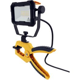 Valonheitin LED Energie, 20W, 1700lm, IP44, puristimella, keltainen