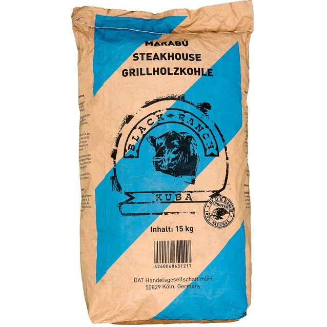 Grillihiilet Black Ranch Marabu 15 kg Cuba