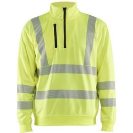 Collegepaita Blåkläder 3564 Highvis lyhyellä vetoketjulla