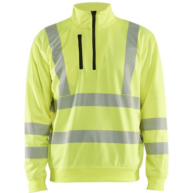 Collegepaita Blåkläder 3564 Highvis lyhyellä vetoketjulla eri värejä
