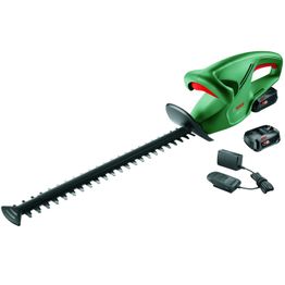 Akkupensasleikkuri Bosch EasyHedgecut 18-45 2x2,0 Ah akuilla