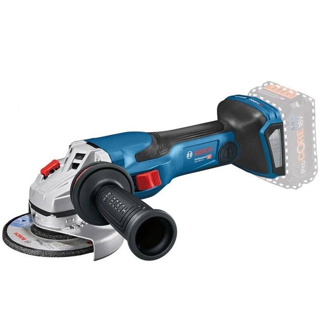 Akkukulmahiomakone Bosch Professional GWS 18V-15 C Solo, ilman akkua + L-Boxx