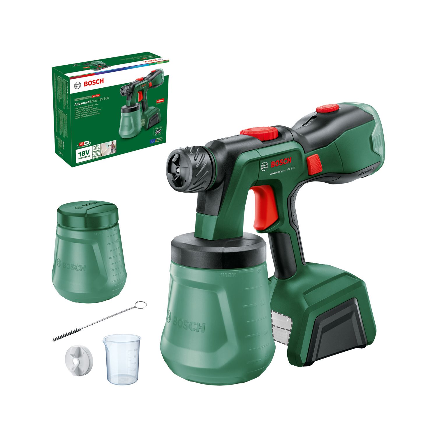 Akkumaaliruisku Bosch AdvancedSpray 18V-500 Solo 18V ilman akkua