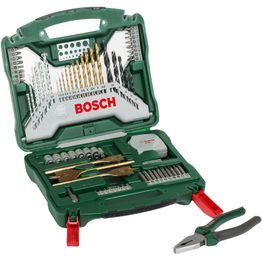 Poranterä- ja ruuvauskärkisarja Bosch Titanium X-Line 70 osaa