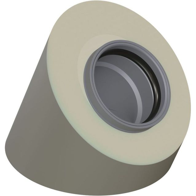 Muhvikulma BetterPipe, viemäri- ja radon-tuuletus, 110mm, 45, LE100