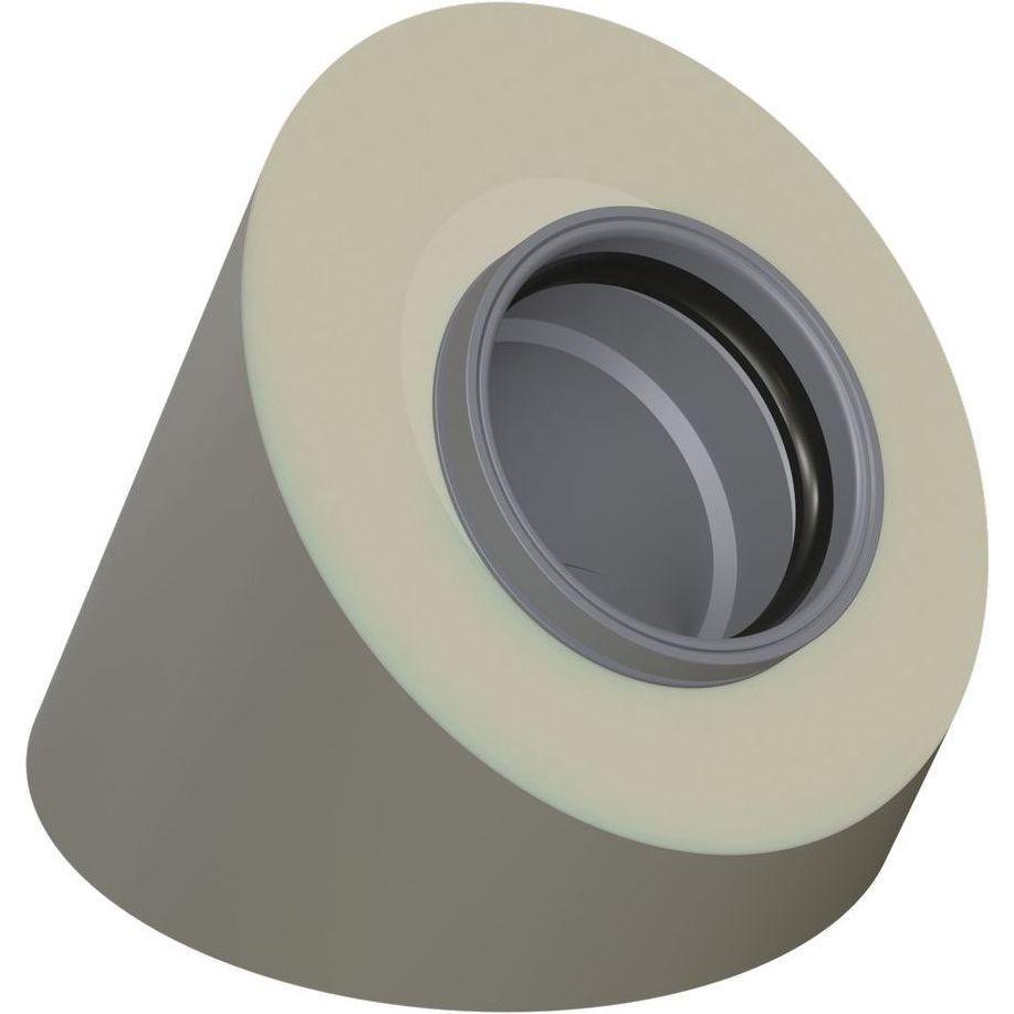 Muhvikulma BetterPipe, viemäri- ja radon-tuuletus, Ø110mm, 45°, LE100 ...